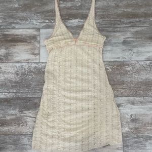cosabella italy made cream dress